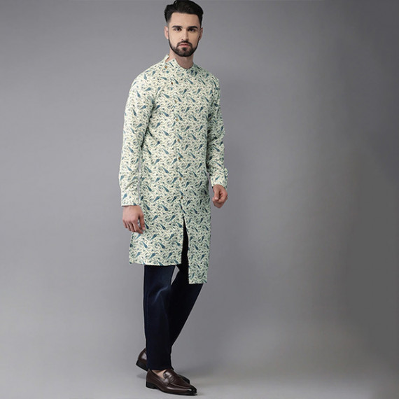 https://fitdrop.in/products/men-sea-green-blue-printed-fusion-straight-kurta