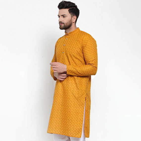 https://fitdrop.in/products/men-mustard-yellow-thread-work-cotton-kurta
