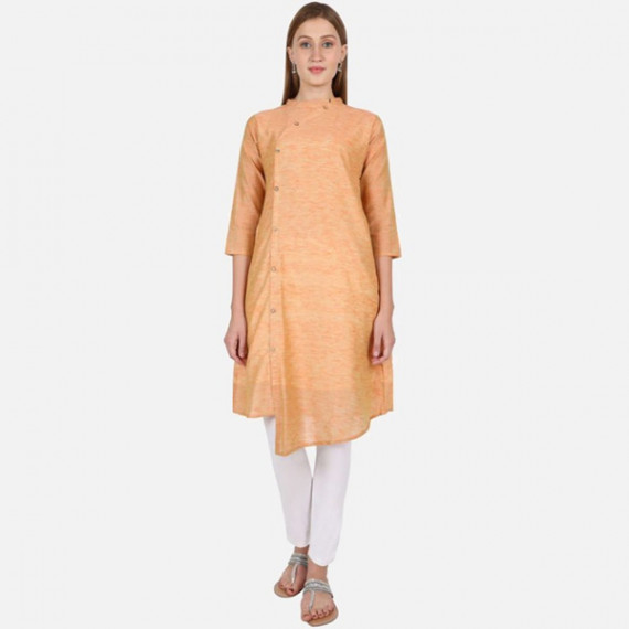 https://fitdrop.in/products/women-orange-solid-a-line-cotton-kurta