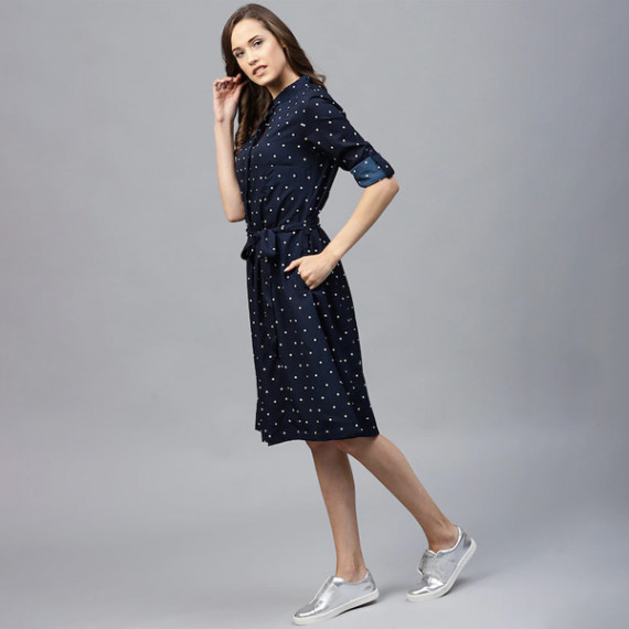 https://fitdrop.in/products/navy-blue-polka-dots-printed-shirt-dress