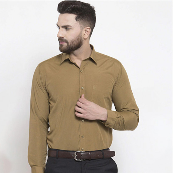 https://fitdrop.in/products/men-khaki-slim-fit-solid-formal-shirt