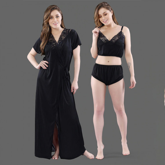 https://fitdrop.in/products/women-black-solid-satin-3-piece-nightwear-set