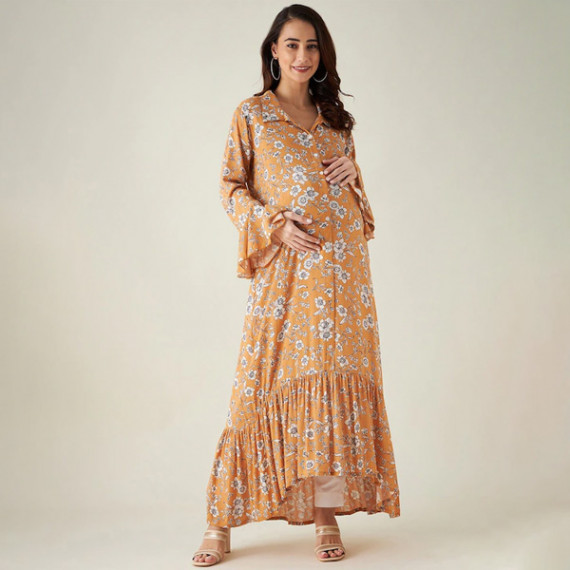 https://fitdrop.in/products/floral-maternity-shirt-maxi-dress