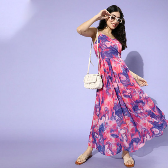 https://fitdrop.in/products/women-blue-floral-smocked-dress